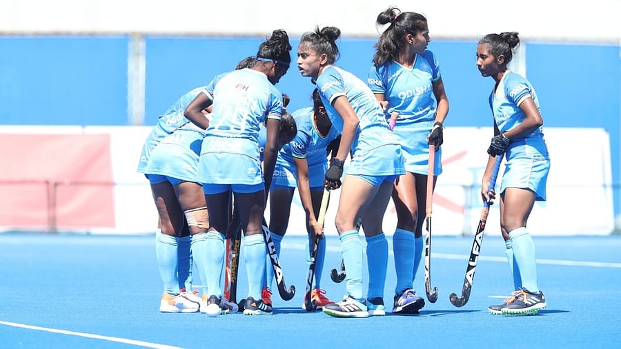 The Indian defence held on to their slender lead in the third quarter to seal the issue. Credit: IANS Photo