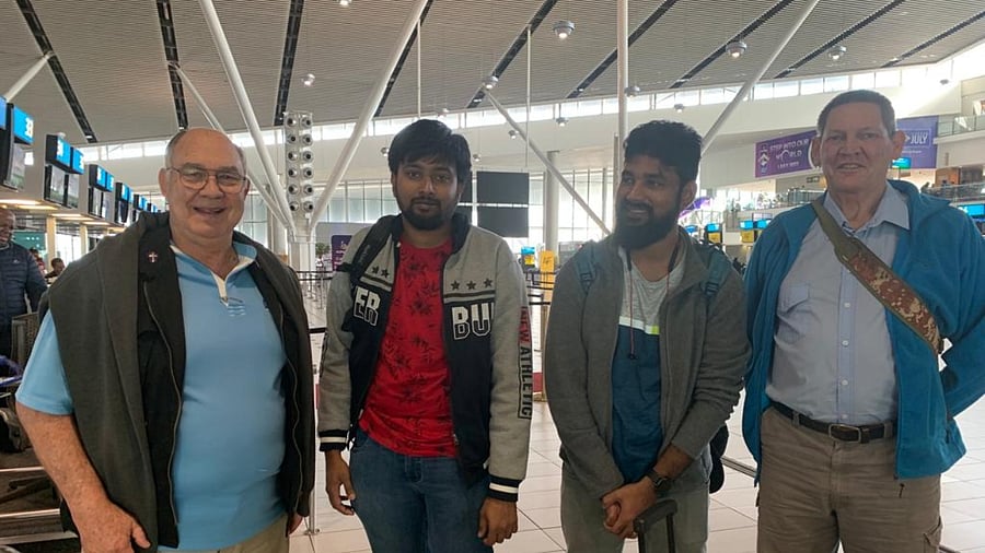 The ship and crew were accused of various crimes, including oil theft. Credit: Twitter/@rishhikesh