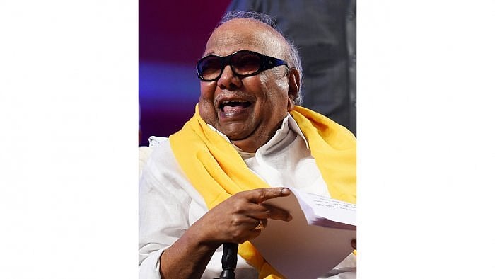 Muthuvel Karunanidhi. Credit: PTI Photo