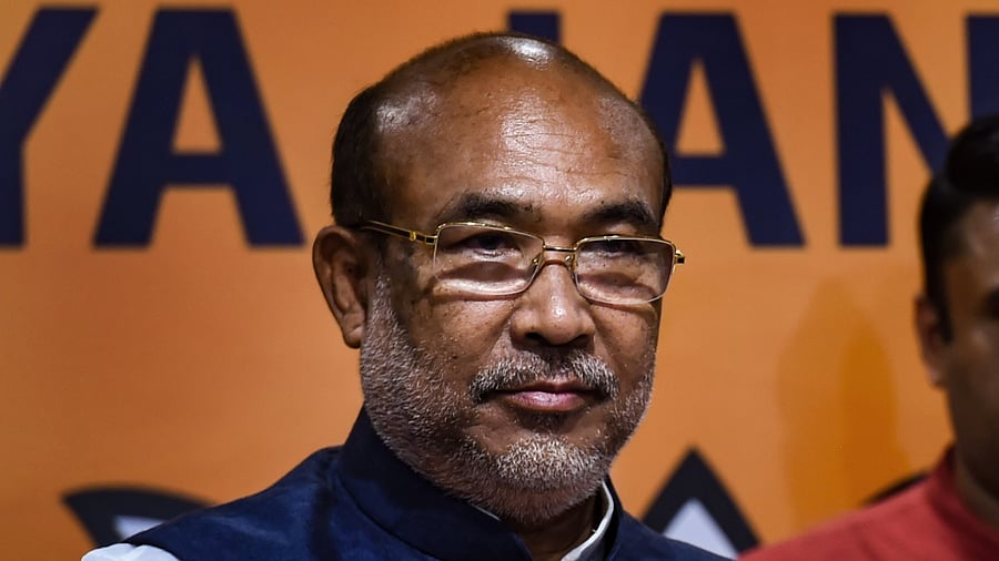 Manipur Chief Minister N Biren Singh. Credit: PTI Photo