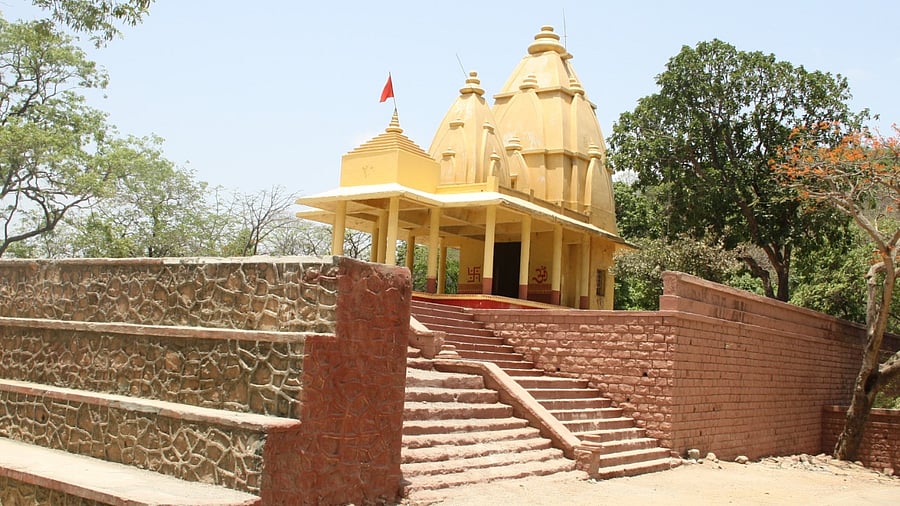 For directors and producers, the Filmcity temple and the adjacent road and ground are some of the popular sites. Credit: Special arrangement
