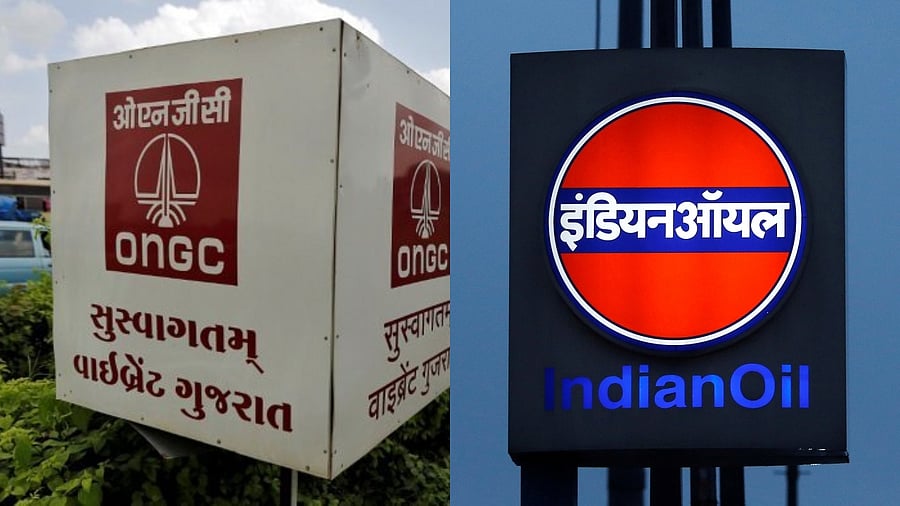 ONGC (L); Indian Oil (R). Credit: Reuters File Photos