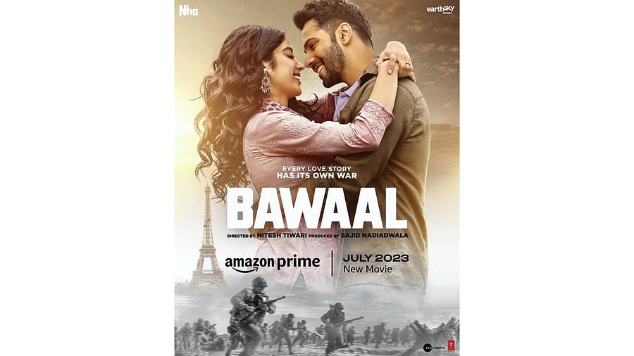 The poster of 'Bawaal'. Credit: PTI Photo