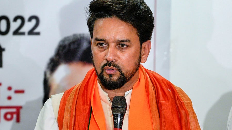 Union Minister and BJP leader Anurag Thakur. Credit: PTI File Photo
