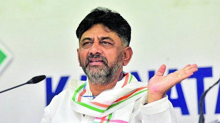 Karnataka Deputy Chief Minister D K Shivakumar. Credit: PTI Photo