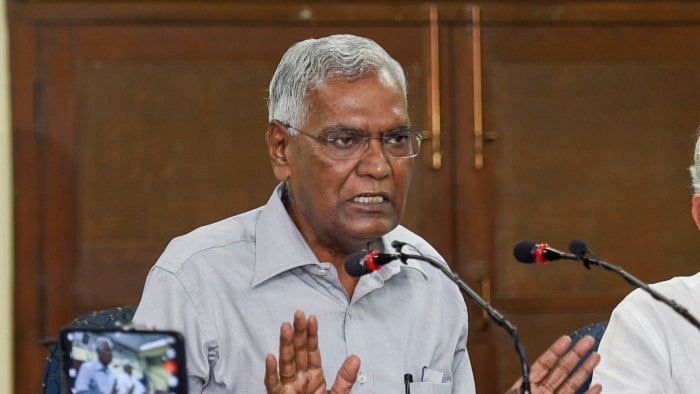 CPI General Secretary D Raja. Credit: PTI Photo