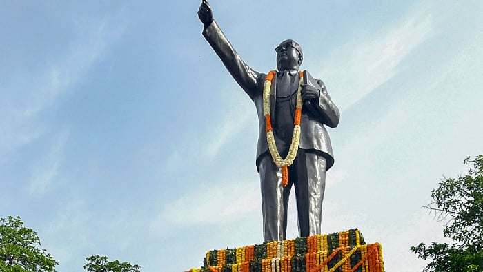 Representative image of a Babasaheb Ambedkar statue. Credit: PTI Photo