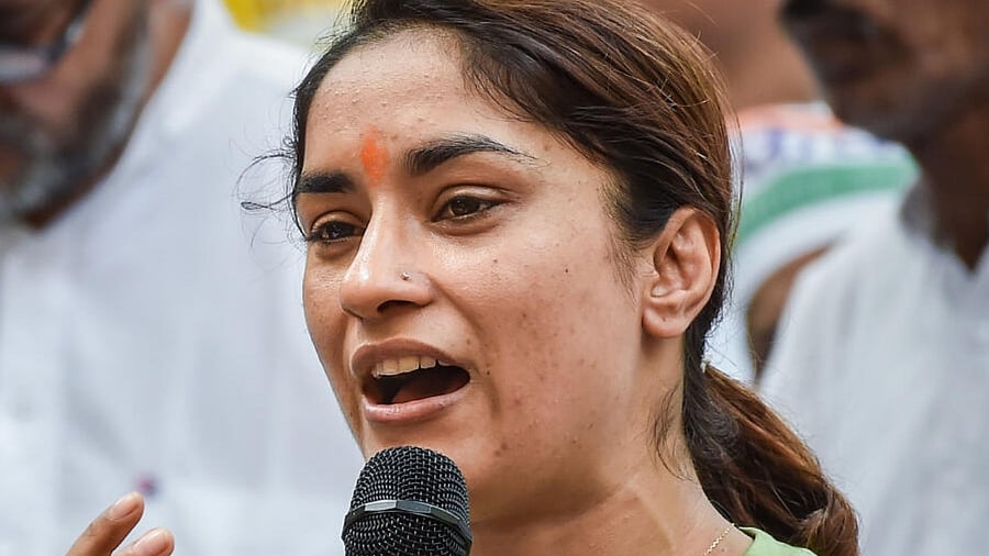 Wrestler Vinesh Phogat. Credit: PTI Photo