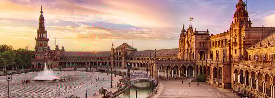 Plaza de España is the most famous square in Seville. PHOTO COURTESY WIKIPEDIA