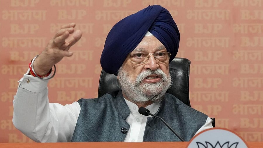 Union Minister Hardeep Singh Puri. Credit: PTI Photo