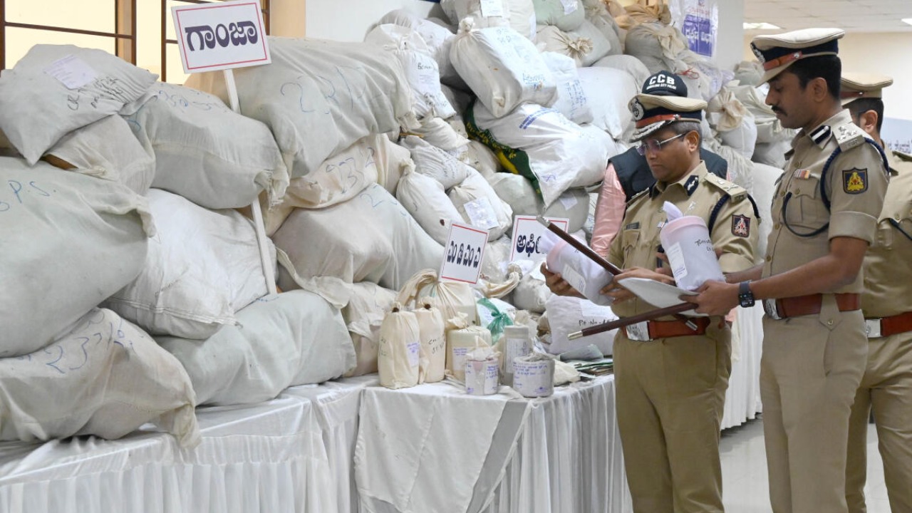 The seized drugs include 6,074 kg of ganja, 5.5 kg of ganja oil, 2.5 kg of brown sugar, 15.6 kg of opium, 52.6 kg of MDMA, 109.9 kg of synthetic drugs, 3,406 tablets of various kinds and 1,372 LSD strips. Credit: Special Arrangement