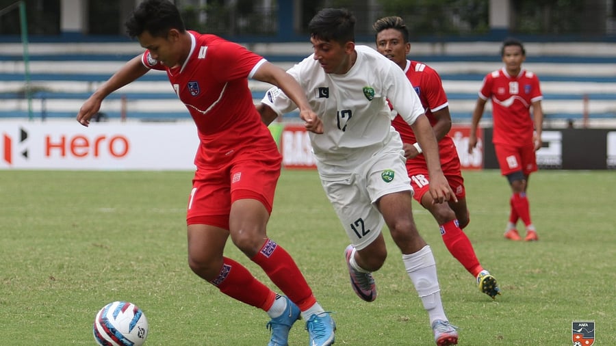 Nepal defeated Pakistan 1-0. Credit: Twitter/@theanfaofficial