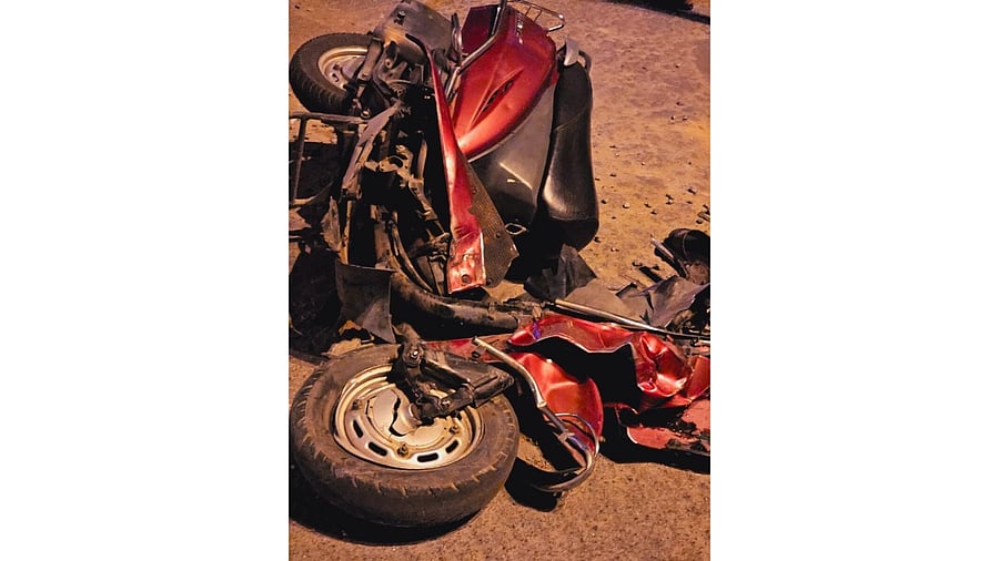 The victim's bike. Credit: Special Arrangement