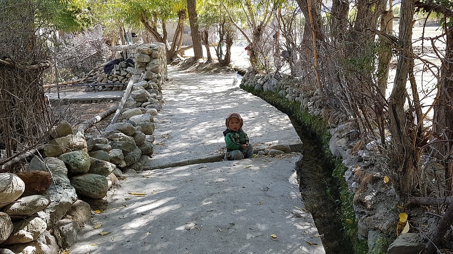  A kid watching towards camera in Jammu and Kashmir's Kargil. Credit: iStock Photo