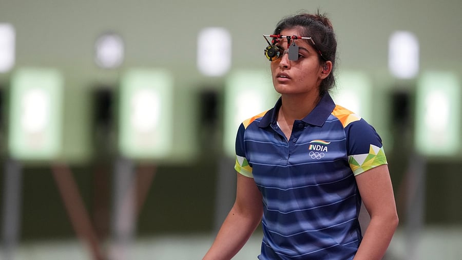 India's Manu Bhaker. Credit: PTI Photo