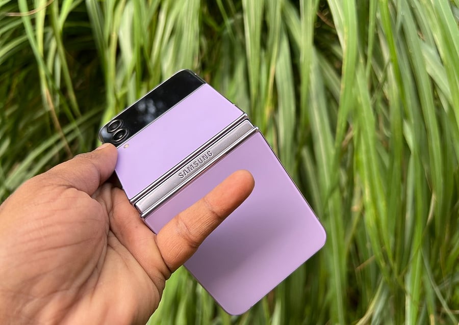 Samsung Galaxy Z Flip4. Credit: DH Photo/KVN Rohit