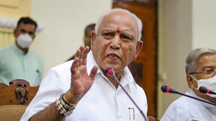 Former Karnataka Chief Minister and BJP leader B S Yediyurappa. Credit: PTI Photo