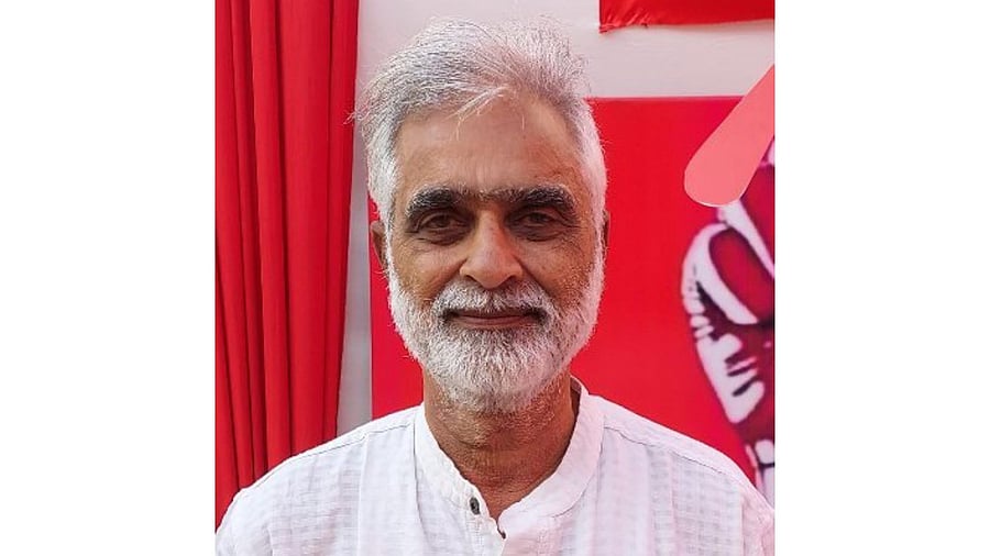 Dr Uday Narkar, Secretary of CPI(M)’s Maharashtra State Committee. Credit: Twitter / @NarkarUday