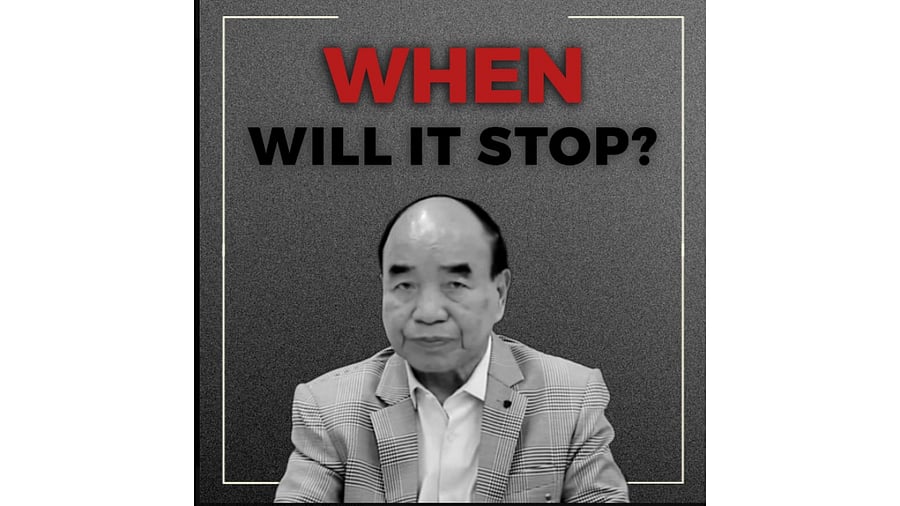 Zoramthanga said nearly 12,000 internally displaced persons from Manipur have fled and taken shelter in Mizoram. Kukis are ethnically closer to the Mizos. The state has also provided shelters to nearly 40,000 "refugees" from neighbouring Myanmar and Banglesh, who fled due to conflicts there. Credit: Twitter/@ZoramthangaCM