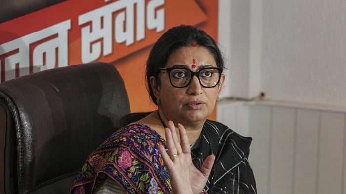 Union Minister for Women and Child Development Smriti Irani. Credit: PTI Photo  