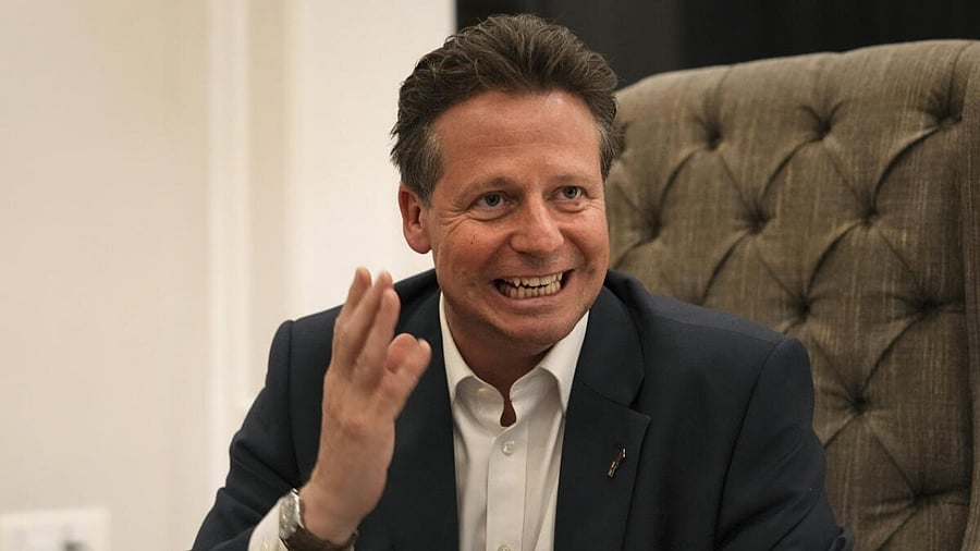 UK Minister Nigel Huddleston. Credit: PTI Photo