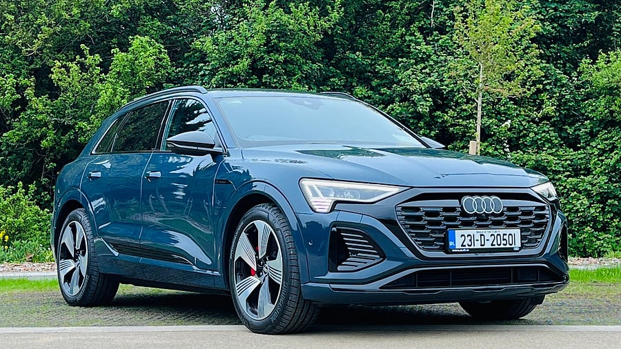 Audi's electric SUV Q8 e-tron. Credit: Twitter/@CarsIreland