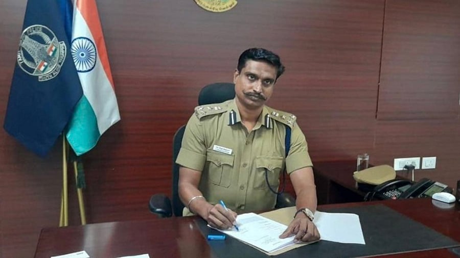The 2009 batch IPS official had assumed charge as DIG in January this year. He had served as Deputy Commissioner of Police, Anna Nagar, Chennai earlier. Credit: Twitter/@The 2009 batch IPS official had assumed charge as DIG in January this year. He had served as Deputy Commissioner of Police, Anna Nagar, Chennai earlier. Credit: Twitter/@mkstalin