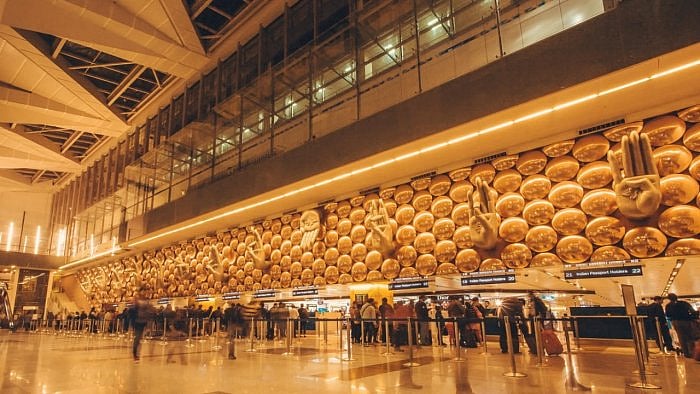 An inside view of the Indira Gandhi International Airport. Credit: iStock Photo