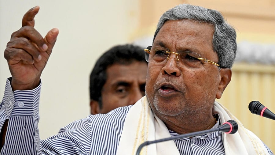 Karnataka Chief Minister Siddaramaiah. Credit: DH Photo