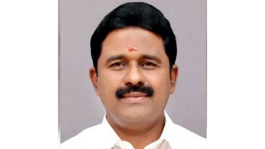 Former AIADMK minister R Kamaraj. Credit: Twitter/@RKamarajofl