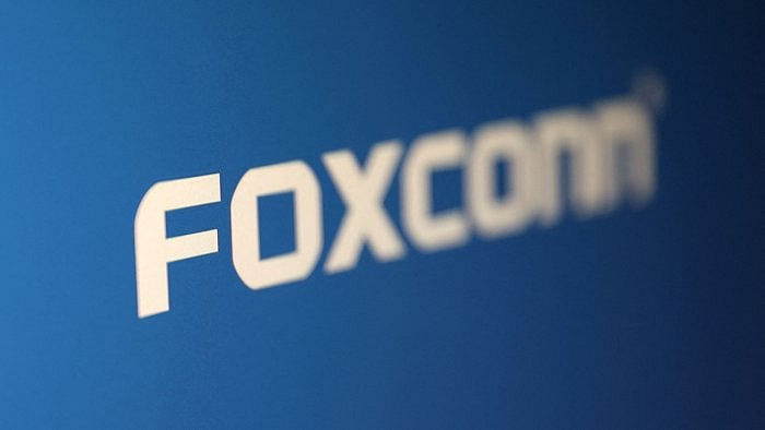 The logo of Foxconn. Credit: Reuters File Photo