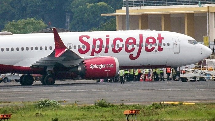 <div class="paragraphs"><p>SpiceJet plane. </p></div>