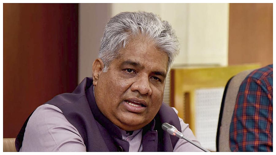 Union Minister for Environment, Forest & Climate Change, Labour & Employment, Bhupender Yadav. Credit: PTI Photo