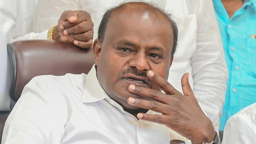 Janata Dal (Secular) leader H D Kumaraswamy. Credit: DH Photo