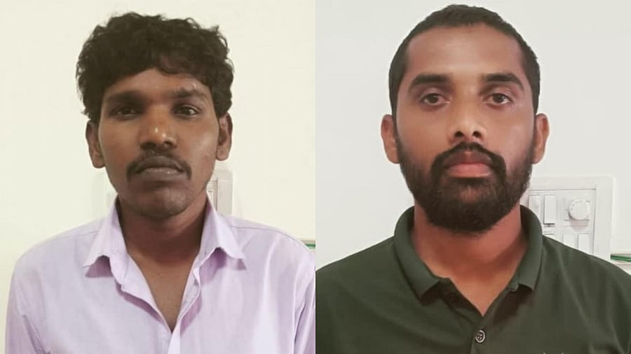 Uday Kumar, Aravinda R. Credit: Special Arrangement