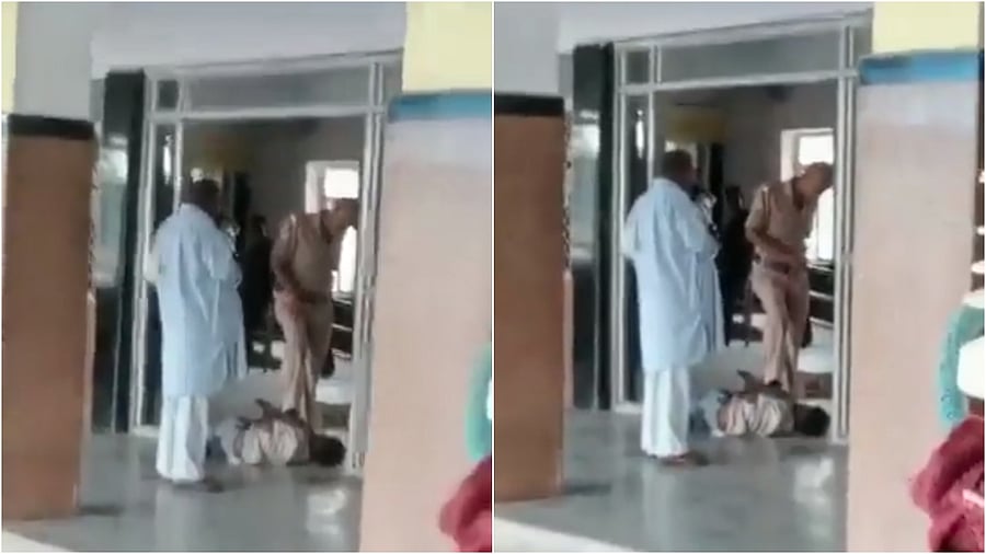Screengrabs of the viral video. Credit: Twitter/@ShadowSakshi