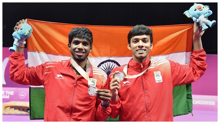 Satwik Rankireddy and Chirag Chandrasekhar Shetty. Credit: PTI File Photo