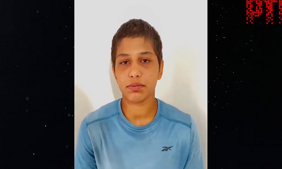 Wrestler Antim Panghal. Credit: PTI Photo