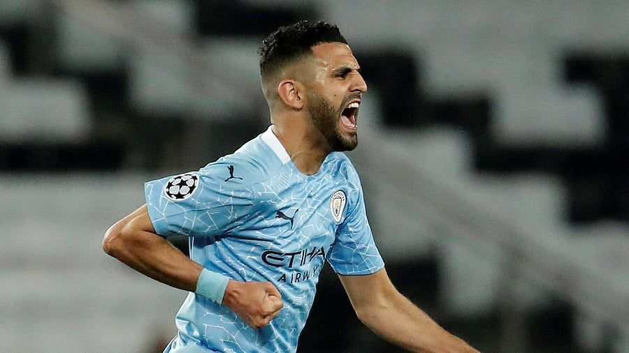 Manchester City's Algerian forward Riyad Mahrez. Credit: Reuters Photo