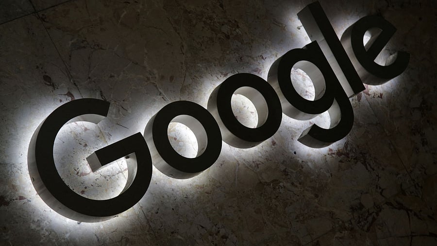 A Google logo is displayed at the entrance to the internet based company's offices in Toronto. Credit: Reuters File Photo