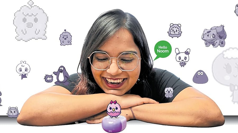 Created in Japan, the Tamagotchi is a palm-sized, egg-shaped ‘digital pet’. Credit: DH Photo/Pushkar V