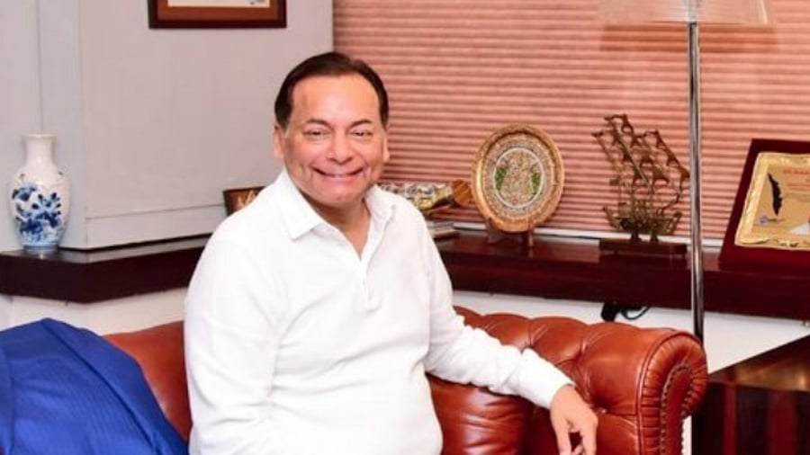 Billionaire Ravi Ruia. Credit: Twitter/@Rajeev_GoI