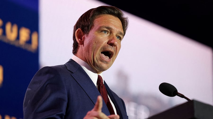 Republican presidential candidate and Florida Governor Ron DeSantis. Credit: Reuters Photo