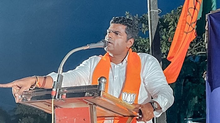 Tamil Nadu BJP chief K Annamalai. Credit: Twitter/@annamalai_k