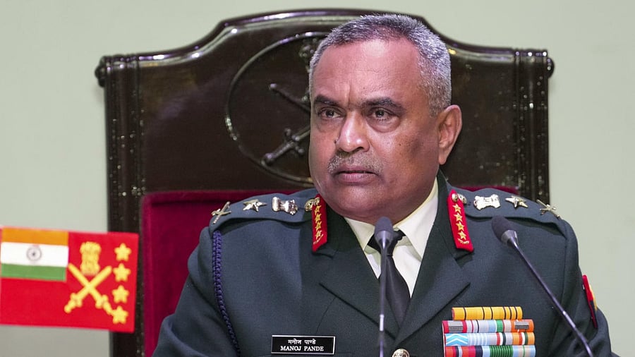 Chief of Army Staff General Manoj Pande. Credit: PTI Photo