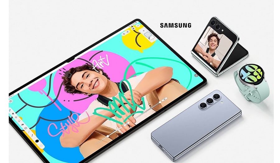 Samsung Galaxy Products announced at Galaxy Unpacked 2023 event, Seoul. Credit: Samsung