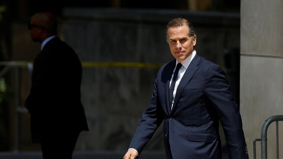Hunter Biden, son of US President Joe Biden. Credit: Reuters Photo