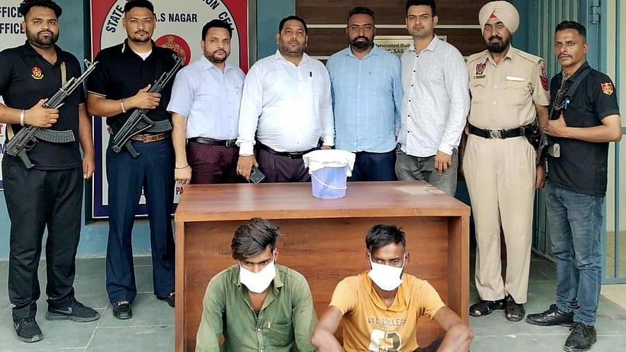 The arrests were made following a two-week operation. Credit: X/@DGPPunjabPolice