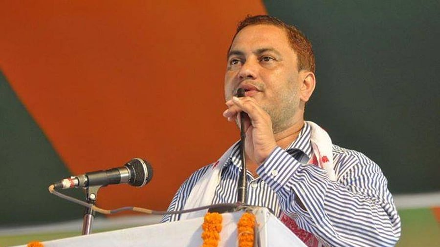 BJP's newly-appointed national general secretary Kamakhya Prasad Tasa. Credit: Facebook/@Kamakhya Prasad Tasa