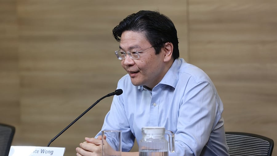 Singapore's Deputy PM Lawrence Wong: Credit: X/@LawrenceWongST